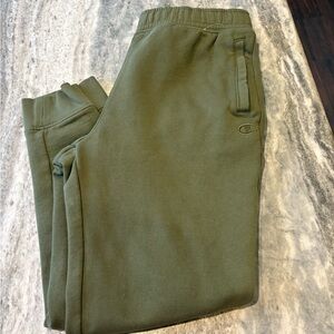 Champion Men's Green Jogger Sweatpants